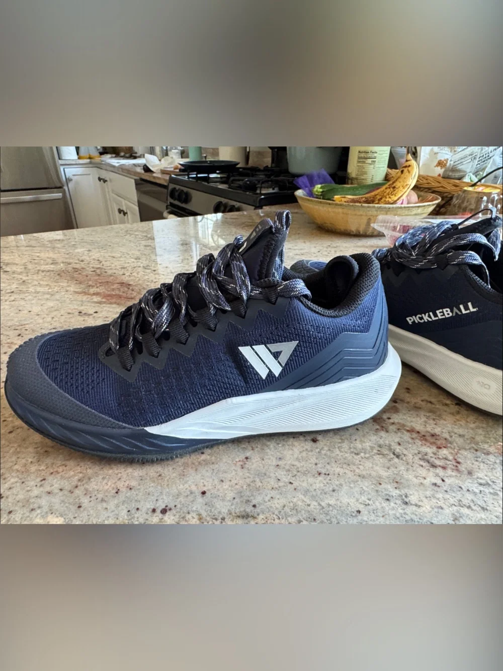 Men's Performance P-38 Lightning Pickleball Shoes Navy and White